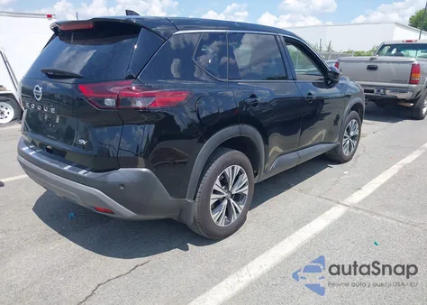 2021 Nissan Rogue Sv Fwd из США, поврежденный, VIN 5N1AT3BA2MC738708
